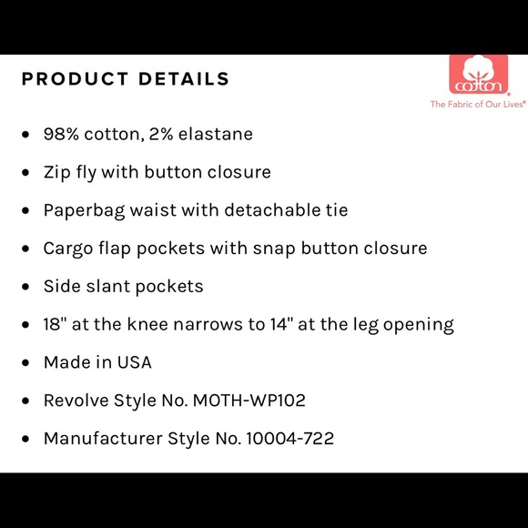 Mother Greaser Paperbag cargo pants 👖 - Picture 9 of 10